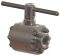 3/4" Floating Ball Valve with female end connections and lever actuator
