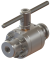 3/4" Floating Ball Valve with Grayloc connections and manual lever actuator